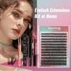Mayhug Lash Extension Kit 144Pcs Fluffy Eyelash Extension Kit Individual