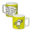 Sheepworld 42475 Cup German Text Mich muss man sich nervlich