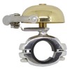 Ogi Industry Bicycle Bell Hibiki Bell Clamp, Brass Gold, Made