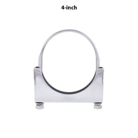 United Pacific 4-in Stainless U-Bolt Exhaust Clamp, Model 21330