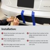 Car Rear Bumper Guard, DIY Peel & Stick On Car