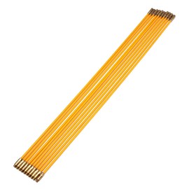 13FT/33CM Fiberglass Running Electrical Wire Cable Glow Rods Wire Pulling, Fish Rods Electrical Kit with 5 Different Attachments and Fish Tape Wire Puller Kit