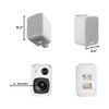 OSD 4" Outdoor Patio Speaker Pair 80W, IP54 Weather Resistant,