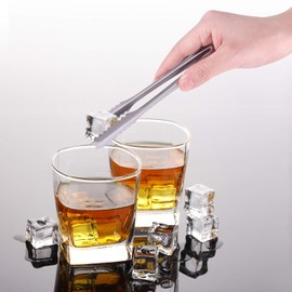 TUPARKA 12 Pack Ice Sugar Tongs Stainless Steel Small Serving Tongs Serving Silver Tongs for Wedding Birthday Party Coffee Kitchen Bar