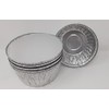 2lb Aluminium Foil Pudding / Pie Dish with Lids 932cc