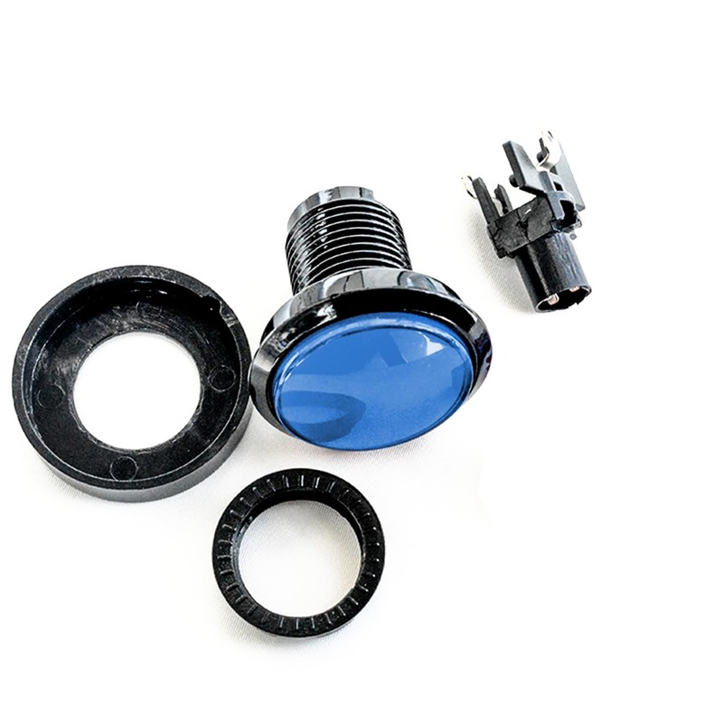 Push Button Micro Switch 46mm Round DC 12V LED Illuminated