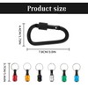 Bit Holder Key Chain, 6Pcs 1/4 Hex Shank Screwdriver Impact