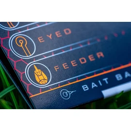 Korda Guru QM1 4" Bait Bands Hair Rigs Barbless (Size 14 6lb) | Pre-Tied Hair Rigs for Carp Fishing with Bait Band | Ideal for Pellets, Wafters, Boilies, and Maggots | 10 Pack