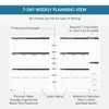 Planner Pad 7 Hole Loose Leaf 3-Tier Funnel Down 12