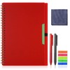 Vicloon Smart Reusable Notebook A5, Wirebound Notebook with 2 Frixion