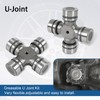 Front Axle Seal & Greaseable U Joint Kit & Hub