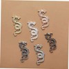 WOONEKY Chinese Style Nail Charms Set 3D Dragon Charm DIY