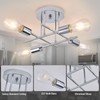 Dellemade Ceiling Light, 4 Lights Chandelier Ceiling Light for Living