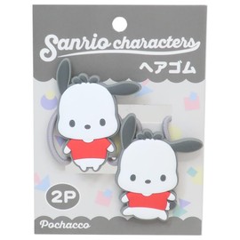 I Planning Sanrio Characters Hair Rubber 2-Piece Set Pochacco K9715E
