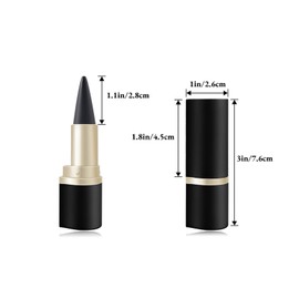 Niiyen Eyeliner Stick, Golden Medium Bunches and Dark Tube Eye Liner Makeup Cosmetic Eyeliner Stick Pencil Long Lasting Non-Smudging Matte Eyeliner Pen