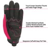 MSUPSAV Utility Work Glove,Multipurpose Work Gloves for Men,Multifunctional Synthetic Leather