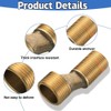 Nimomo S Connection Shower Fitting Adapter, 3/4 Inch x 1/2