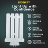 Diodesy FML27/65K/2PK Fluorescent 27W 6500K Daylight Quad Tube FML CFL