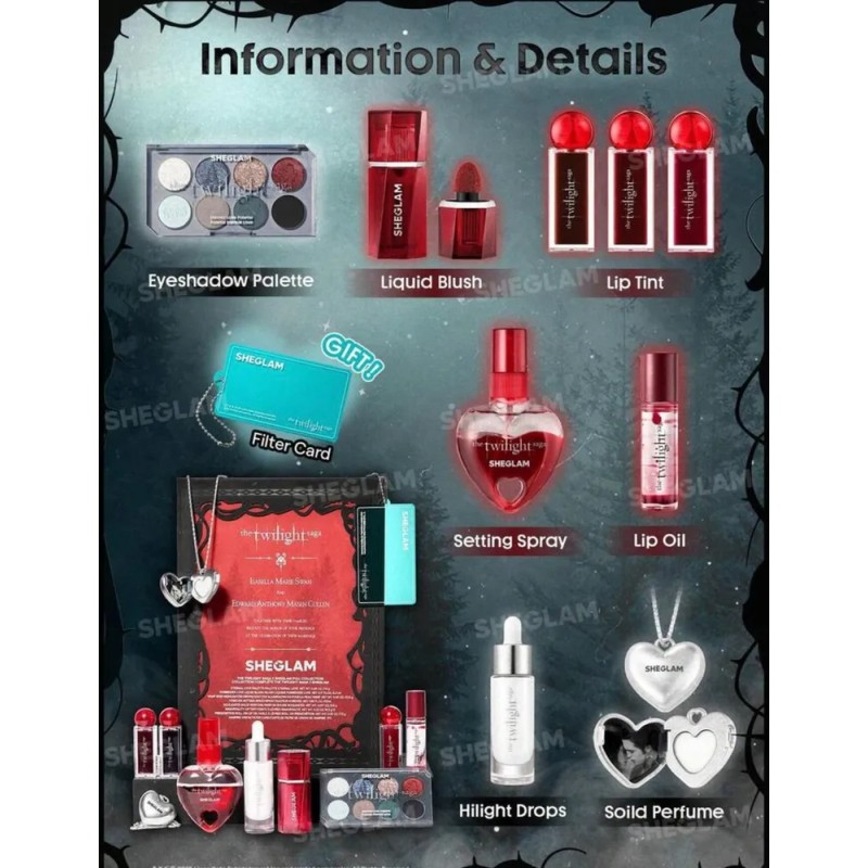 Sheglam The Twilight Saga Crepusculo Coleccion Completa