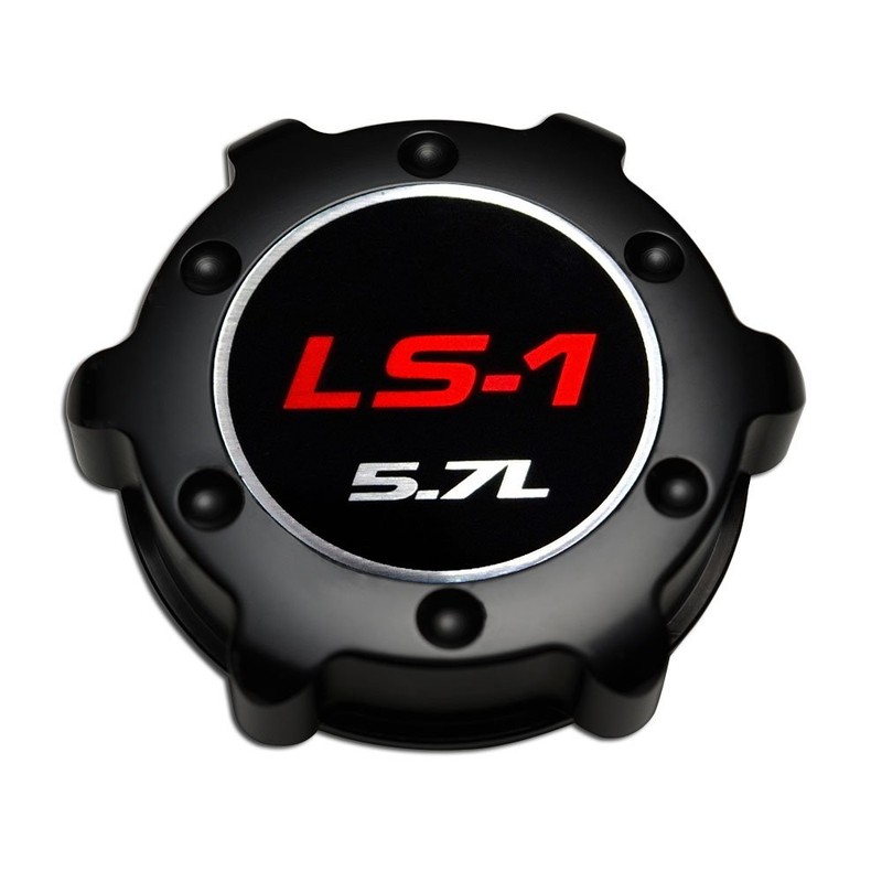 VMS RACING BLACK OIL CAP LS1 5.7L in Billet Aluminum