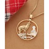 The Difference World Coin Jewelry Wolf Pendant & Necklace, Private