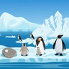ONEST Mini Penguin Animals Set Penguin Circle Figurines Set Plastic