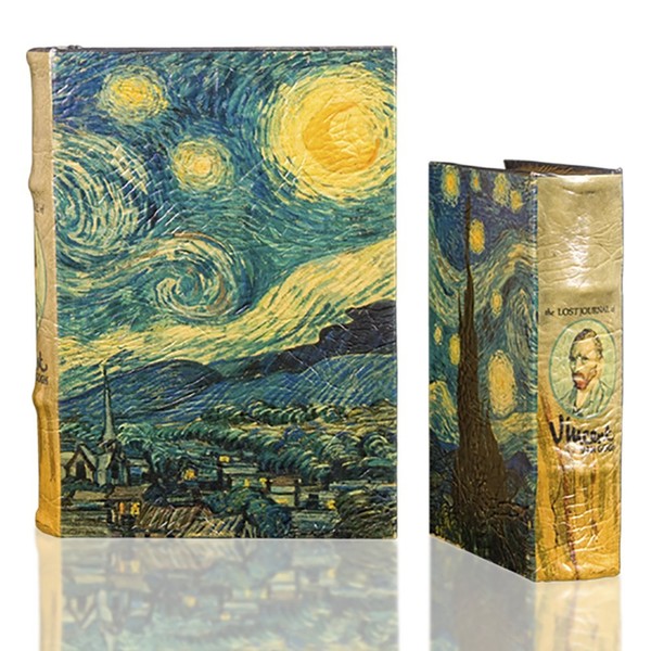 Starry Night by Vincent Van Gogh Book Box Set Comes with two book boxes Large and Small