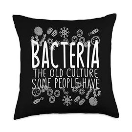 Funny Microbiologist Biologist Biochemistry Saying Women Men Throw Pillow