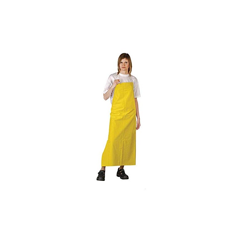 PVC Rubber Apron Yellow 90 x 120 cm Work Apron