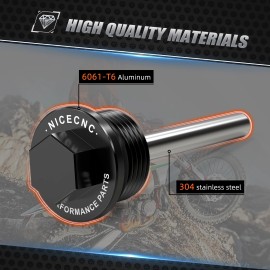 NICECNC Magnetic Oil Drain Plug Left oil filter for KTM 690 Enduro/SMC R 08-25