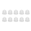 10Pcs Sound Amplifier Tips Silicone Anti Static Noise Reduction Double