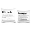 Gifts For Lab Tech Lab Tech Funny Definition Throw Pillow,