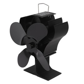 Heat Powered Stove Fan Self Starting Heat Resistant Aluminum Alloy 1400rpm Thermoelectric Fan for Fireplace
