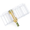 NAT & Jules Honeycomb White Iron Metal Tabletop Wine Rack,