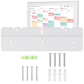 iron wall mount for Skylight Calendar 15-inch, no drilling required, secured with screws and nails for a sturdy hold, complete with accessories.