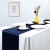 15 Pack Navy Blue Satin Table Runners 12 x 108