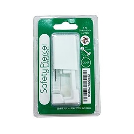 JPS 5M106WL Safety Piercer, Long for Ears, Silver Color, Medical Stainless Steel, June