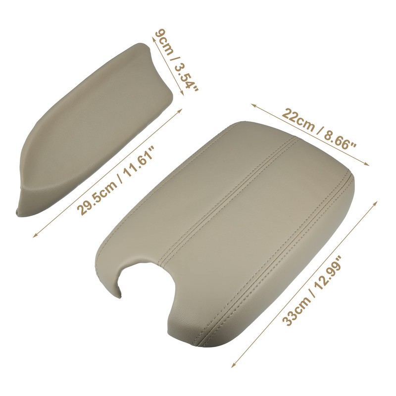 X AUTOHAUX 1 Set Car Center Console Cover Front Door