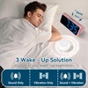 Netzu Loud Alarm Clock for Heavy Sleepers, Vibrating Alarm Clock