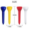 Zivisk Small Golf Tees Plastic 35mm 100 Count Mixed Color