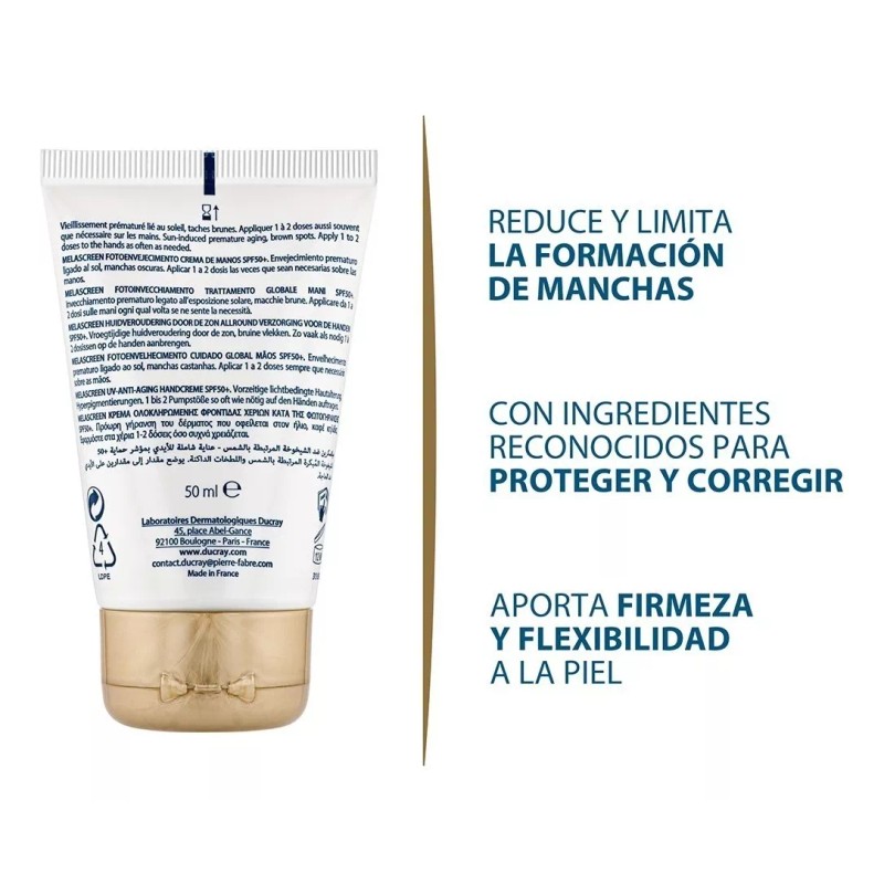 Ducray Crema De Manos Ducray Melascreen Foto Envejecimiento 50ml