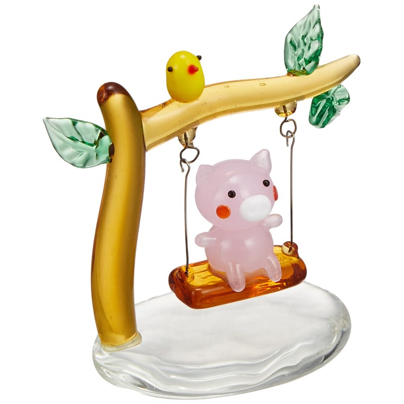 Cute Pig Handmade Glass Crafted