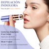 Depiladora Facial Mujer 2 en 1, Afeitadora Electrica Mujer con