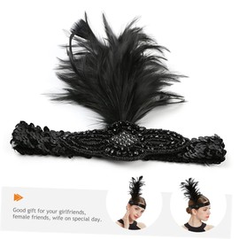 Minkissy 3pcs Women Headband Vintage Roaring Hair Accessory Elegant Flapper Costume Hairpiece for Tea Parties Formal Events Charming Hair Bands for All Types