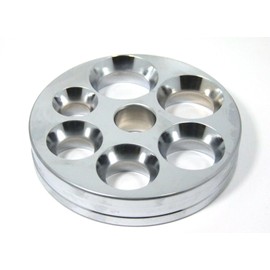 Extra Large Depressions Reducing Plate for Ring Stretchers Dbl Sided Coin Ring