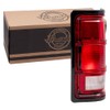 Brock Replacement Passenger Taillight with Black Bezel Compatible with 1981-1993