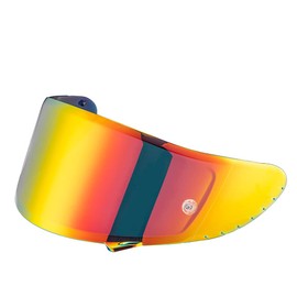 JQF Gear Motorcycle Helmet Visor for X-Fourteen X-Spirit III, RF-1200 and RF-SR Anti-Scratch Visor Shield Lens (Dark Red)