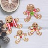 KSCRAFT Gingerbread Man Bows Metal Cutting Dies Stencils for DIY