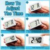 Frienda 3 Pieces Mini Digital Clock Small Digital Clock Stick