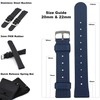 Max Quick Release FKM Rubber Divers Watch Strap Replacement Band